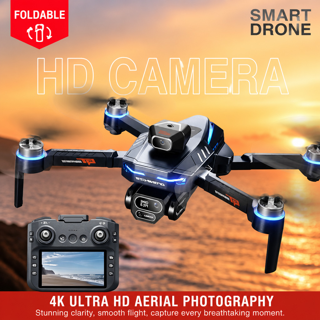Drone Camera Hd - GT8 GPS Drones 360° Obstacle Avoidance