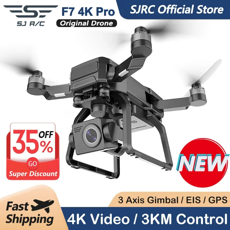 SJRC F7 4K PRO Camera Drone GP - Drone Camera Professional review and price